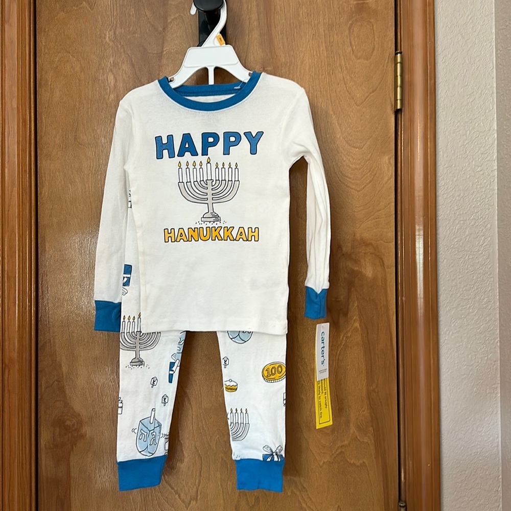 Happy HANUKKAH 2 piece long sleeve pajama set